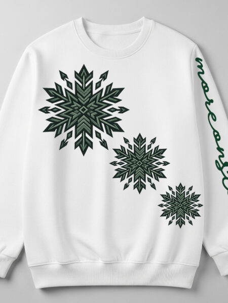 Snowflake Star Crewneck Sweatshirt