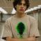 neon green energy front look