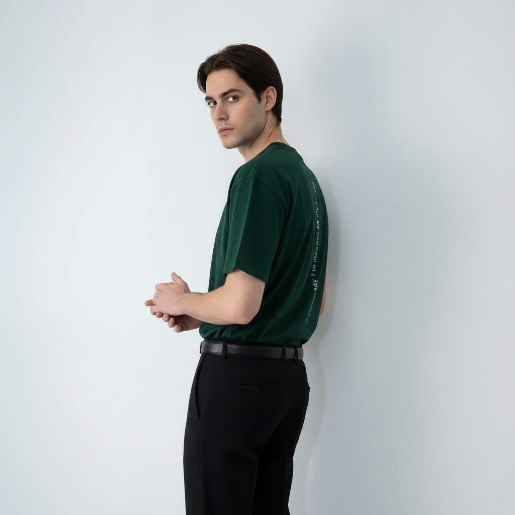 no back biting side pose