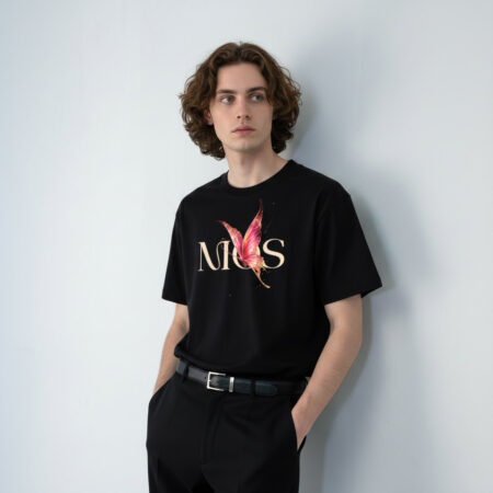 MOS Butterfly Graphic Oversized T-Shirt