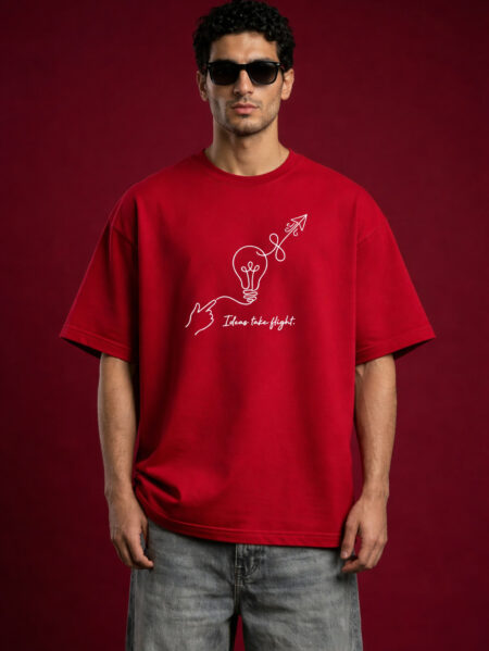 Ideas Take Flight Oversized T-Shirt