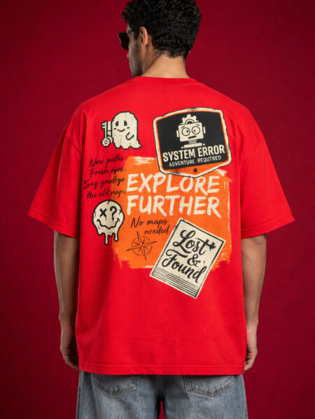 Explore Further Oversized Graphic Tee
