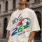 MOS World Cup 2026 oversized off white graphic t-shirt featuring bold football-inspired front and back print with premium streetwear design for men and women
